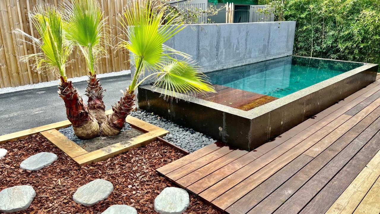 La Villa Canopee - Piscine Chauffee-Fibre-Clim-Jacuzzi Gujan-Mestras Buitenkant foto