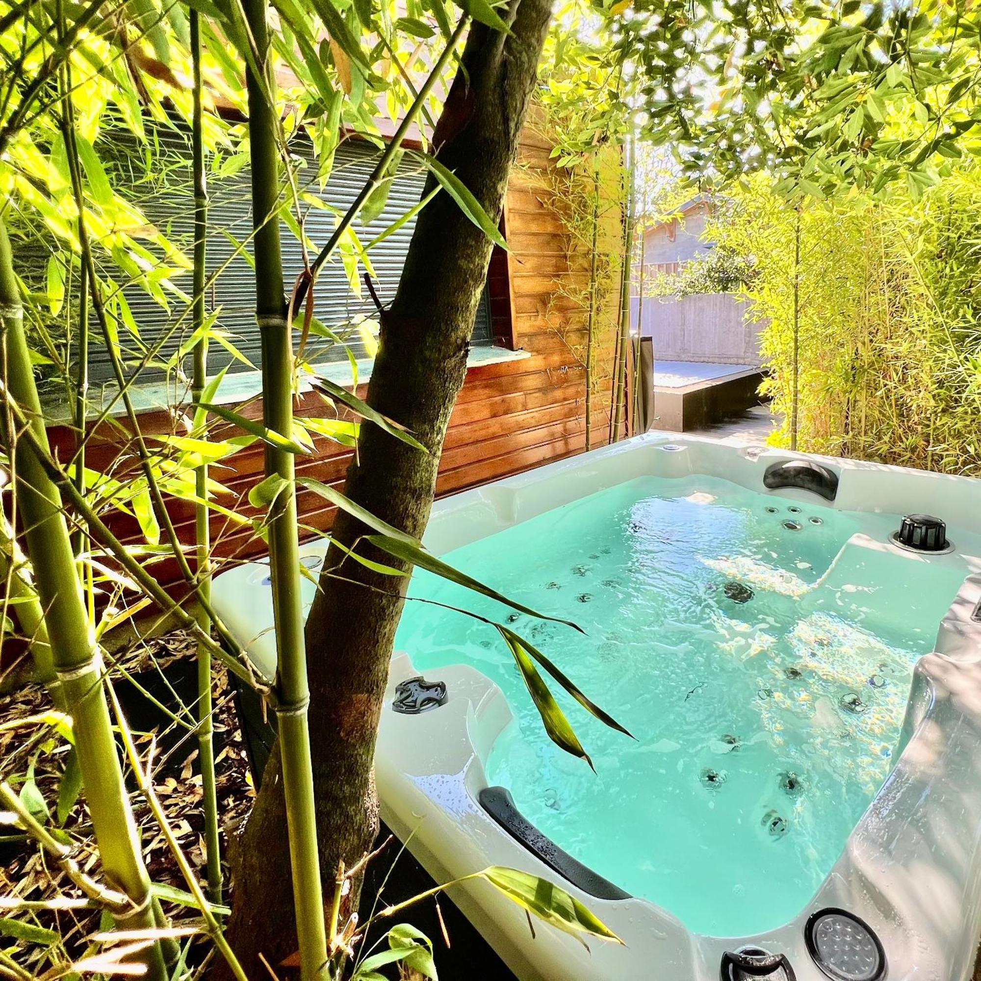 La Villa Canopee - Piscine Chauffee-Fibre-Clim-Jacuzzi Gujan-Mestras Buitenkant foto