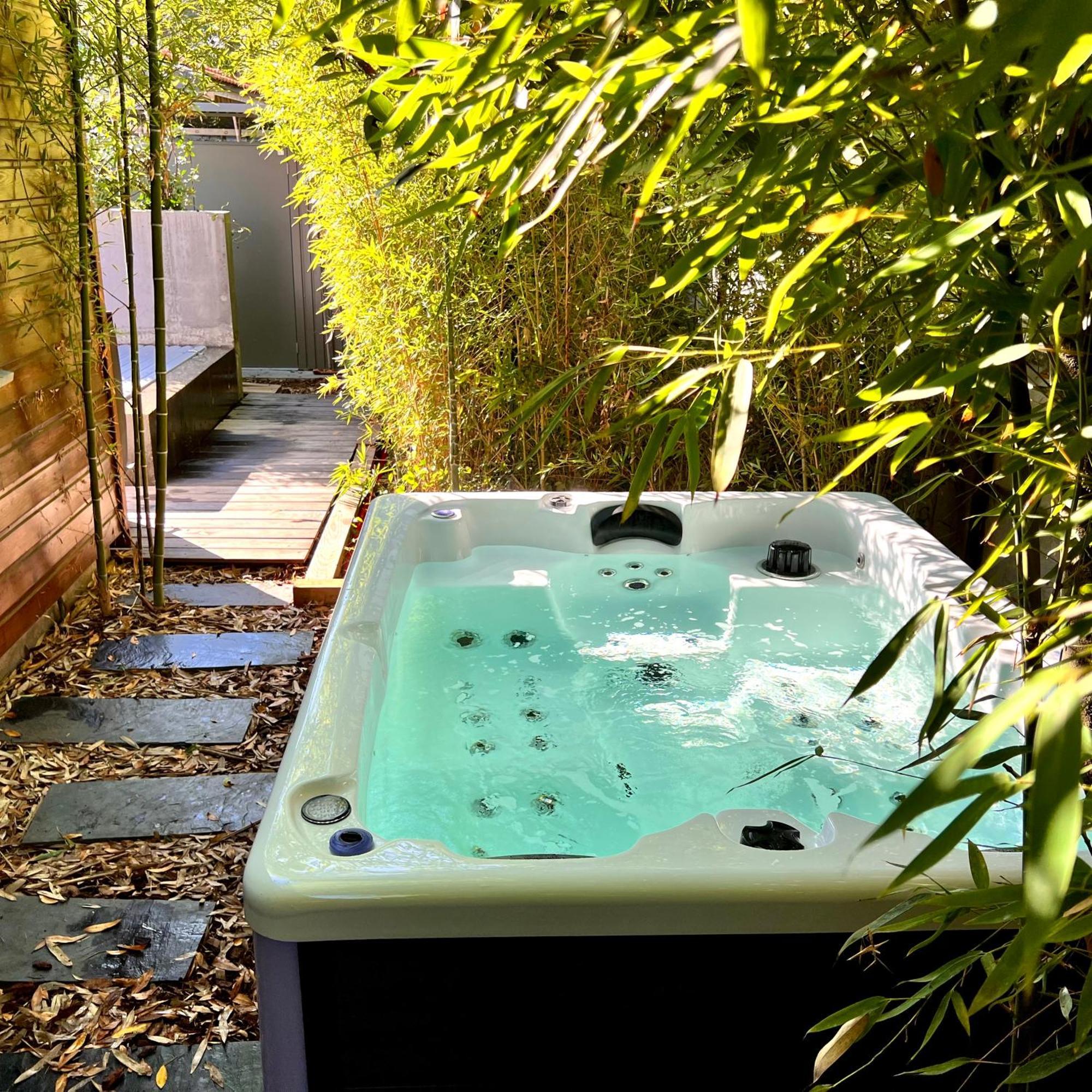 La Villa Canopee - Piscine Chauffee-Fibre-Clim-Jacuzzi Gujan-Mestras Buitenkant foto